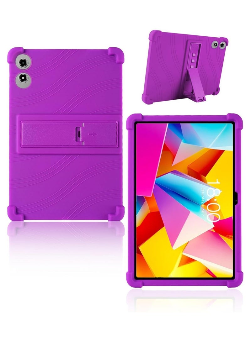 Compatible with Teclast T50 Plus 2025 11-inch Tablet Case, Child-Friendly Soft Silicone Adjustable Stand Case